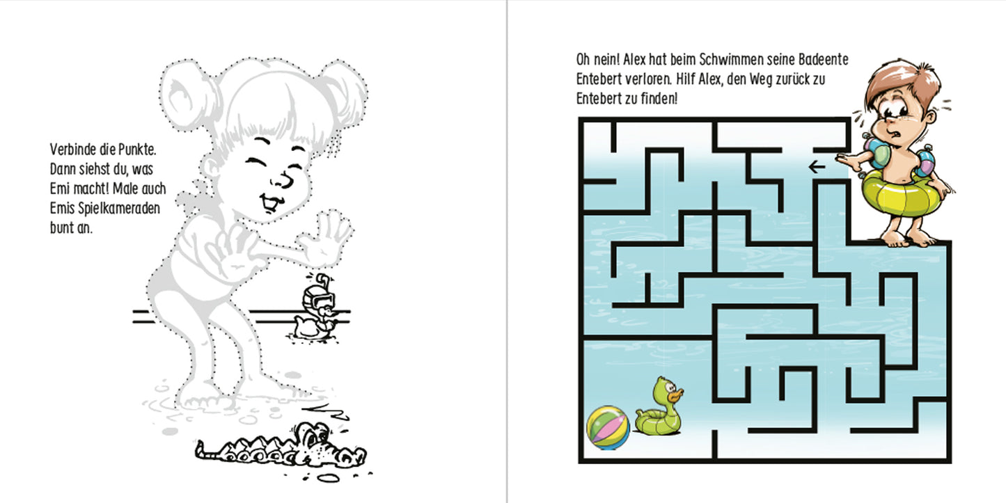 Emi und Emil – Spielerisch durchs Schwimmbad!