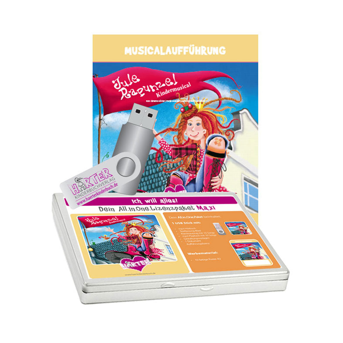 Jule Rapunzel All.In.One.Lizenzpaket MAXI mit 60 Minuten Spielzeit