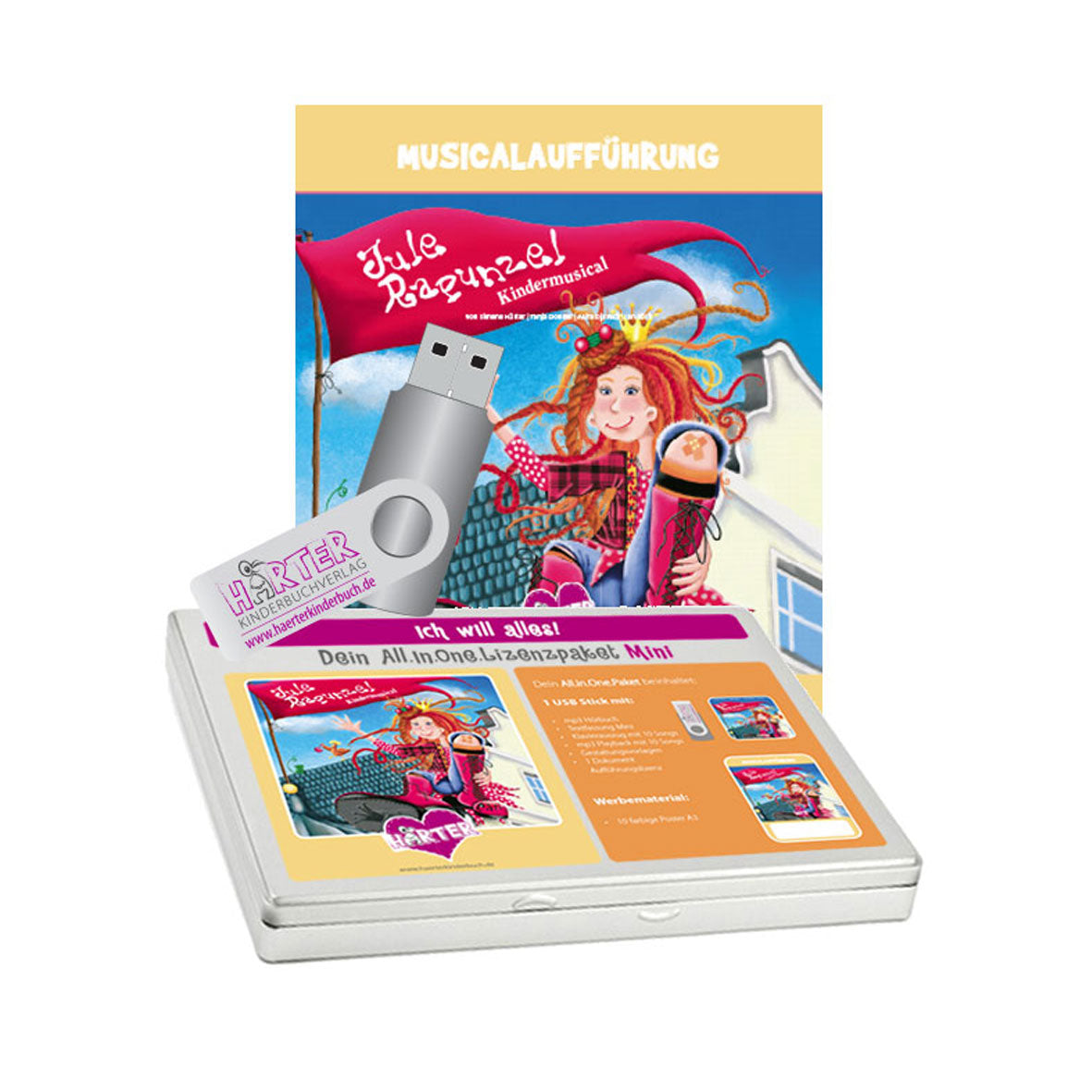 Jule Rapunzel All.In.One.Lizenzpaket MINI mit 30 Minuten Spielzeit