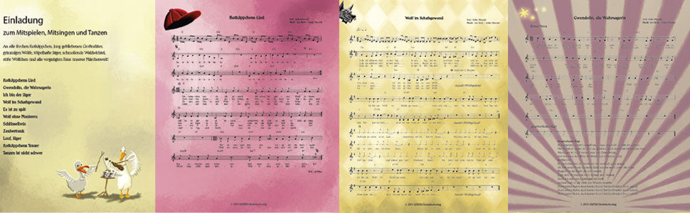 Rotkäppchens Wolf – Kindermusicalbuch
