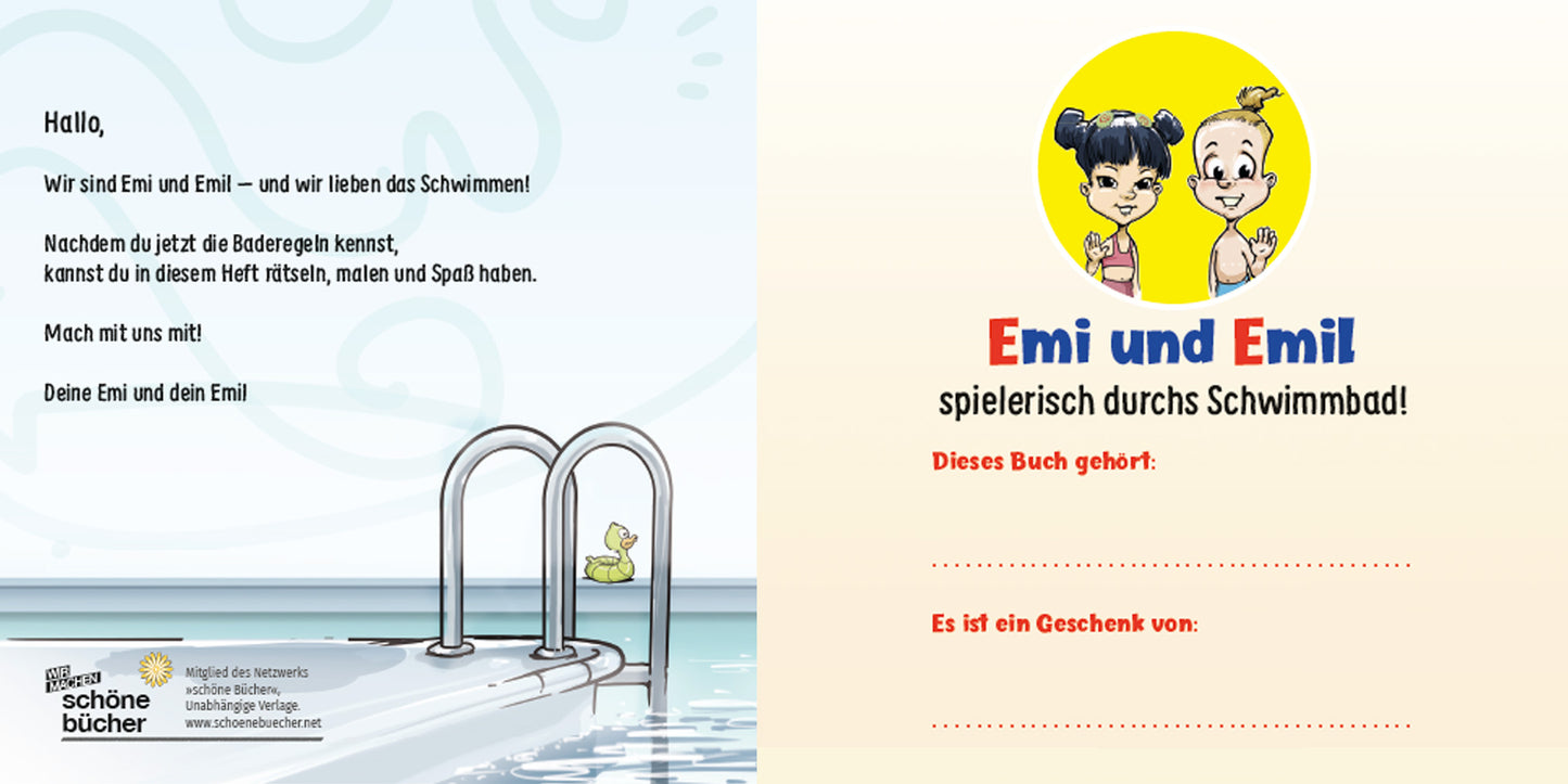 Emi und Emil – Spielerisch durchs Schwimmbad!