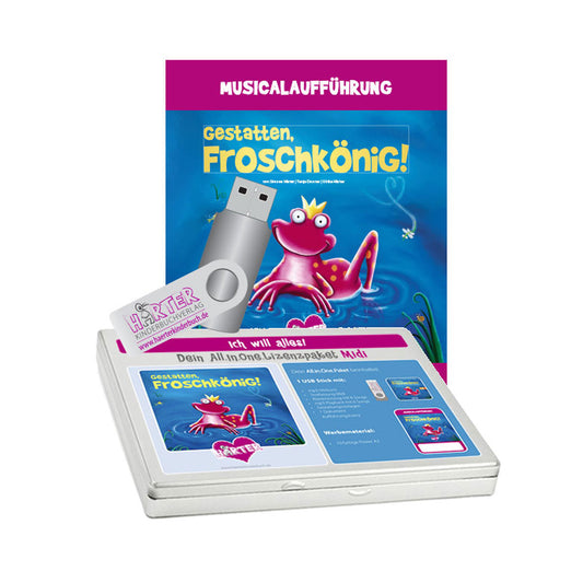 Gestatten Froschkönig! All.In.One.Lizenzpaket MIDI mit 35 Minuten Spielzeit