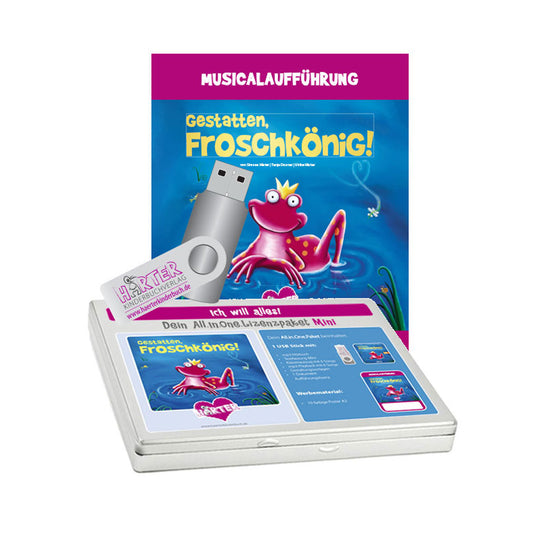 Gestatten Froschkönig! All.In.One.Lizenzpaket MINI mit 20 Minuten Spielzeit