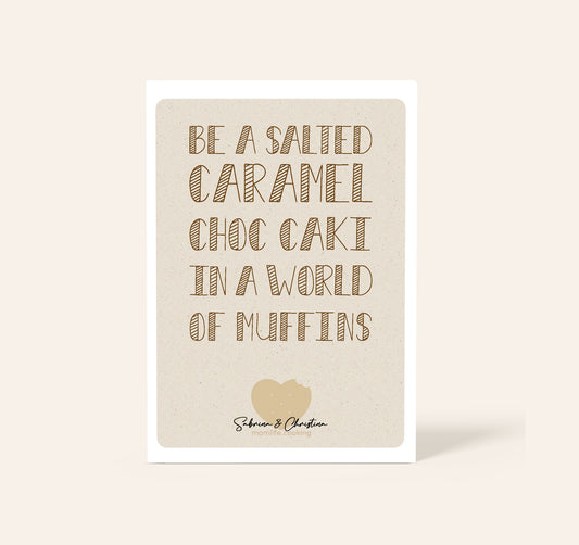 Kunstpostkarte "Salted-Caramel" von momlife.cooking (Kopie)